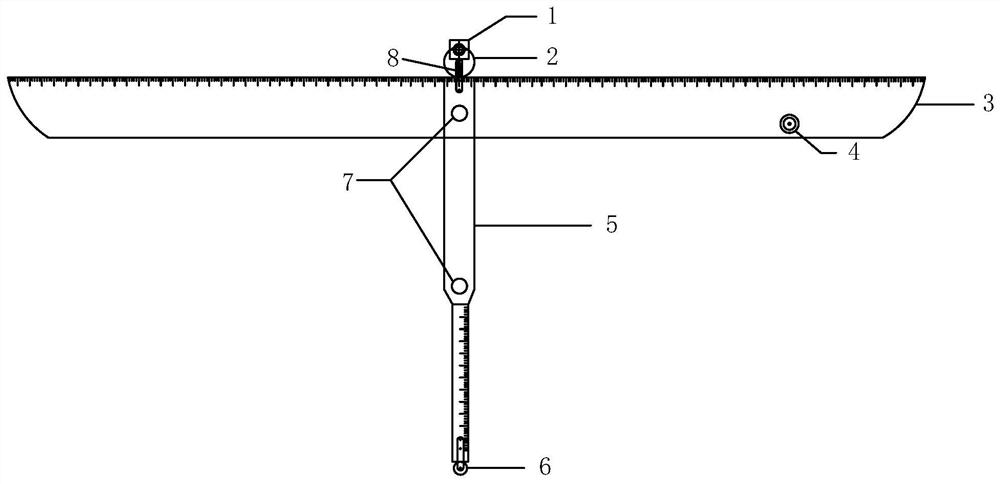 Auxiliary Measuring Device and Measuring Method for Central Axis of Tunnel