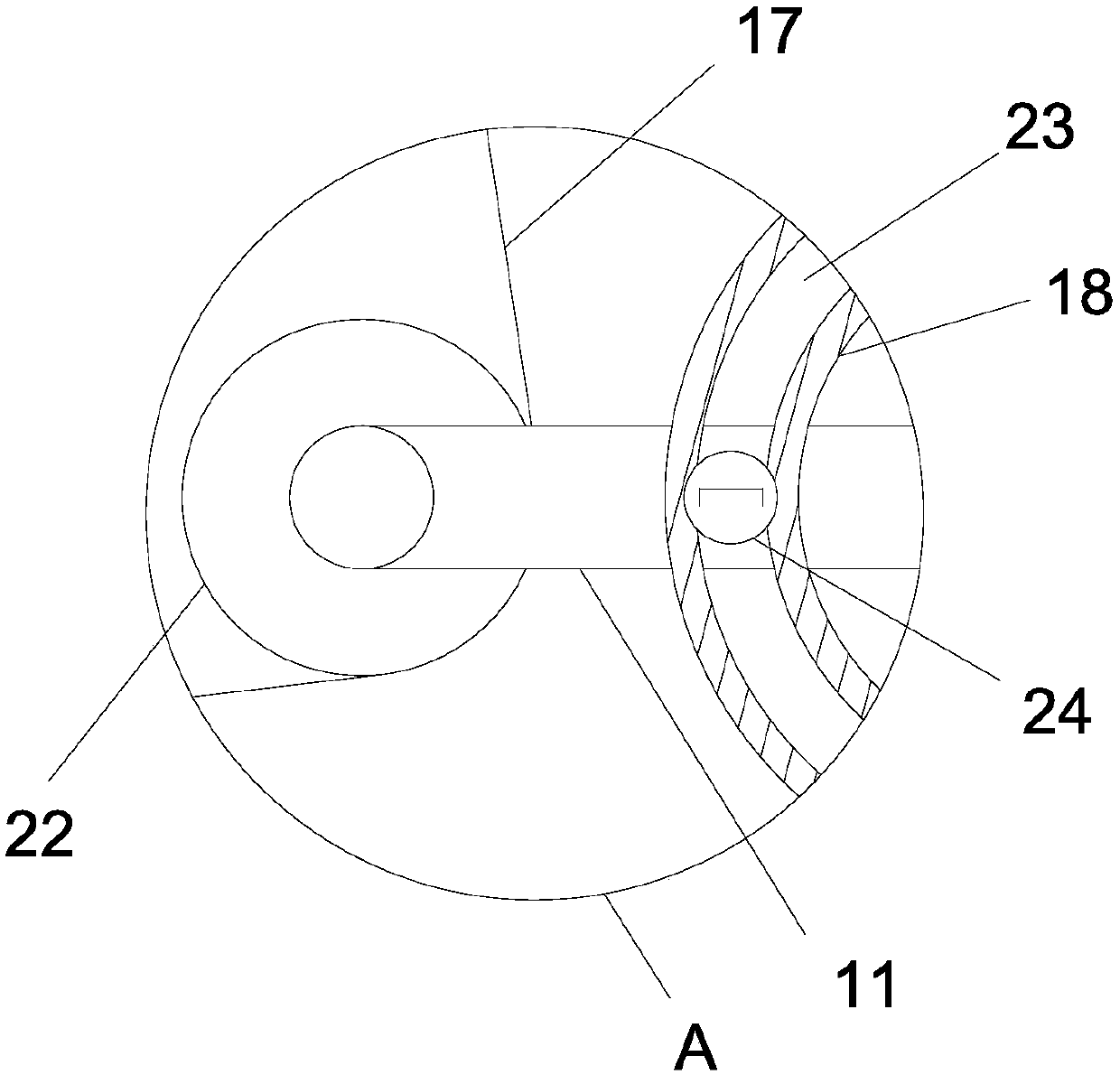 Thread winding device with tensioning adjusting device