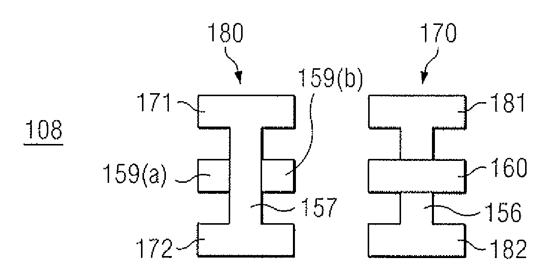 Process for forming both split gate and common gate finfet transistors and integrated circuits therefrom