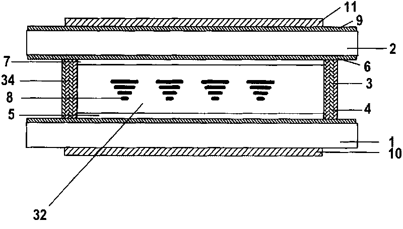 Inductive liquid crystal display key screen