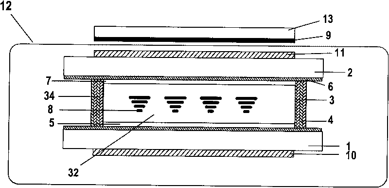 Inductive liquid crystal display key screen