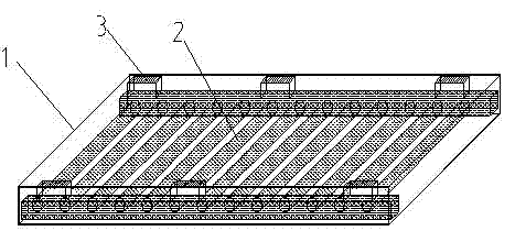 Cooling water storage box type pavement structure