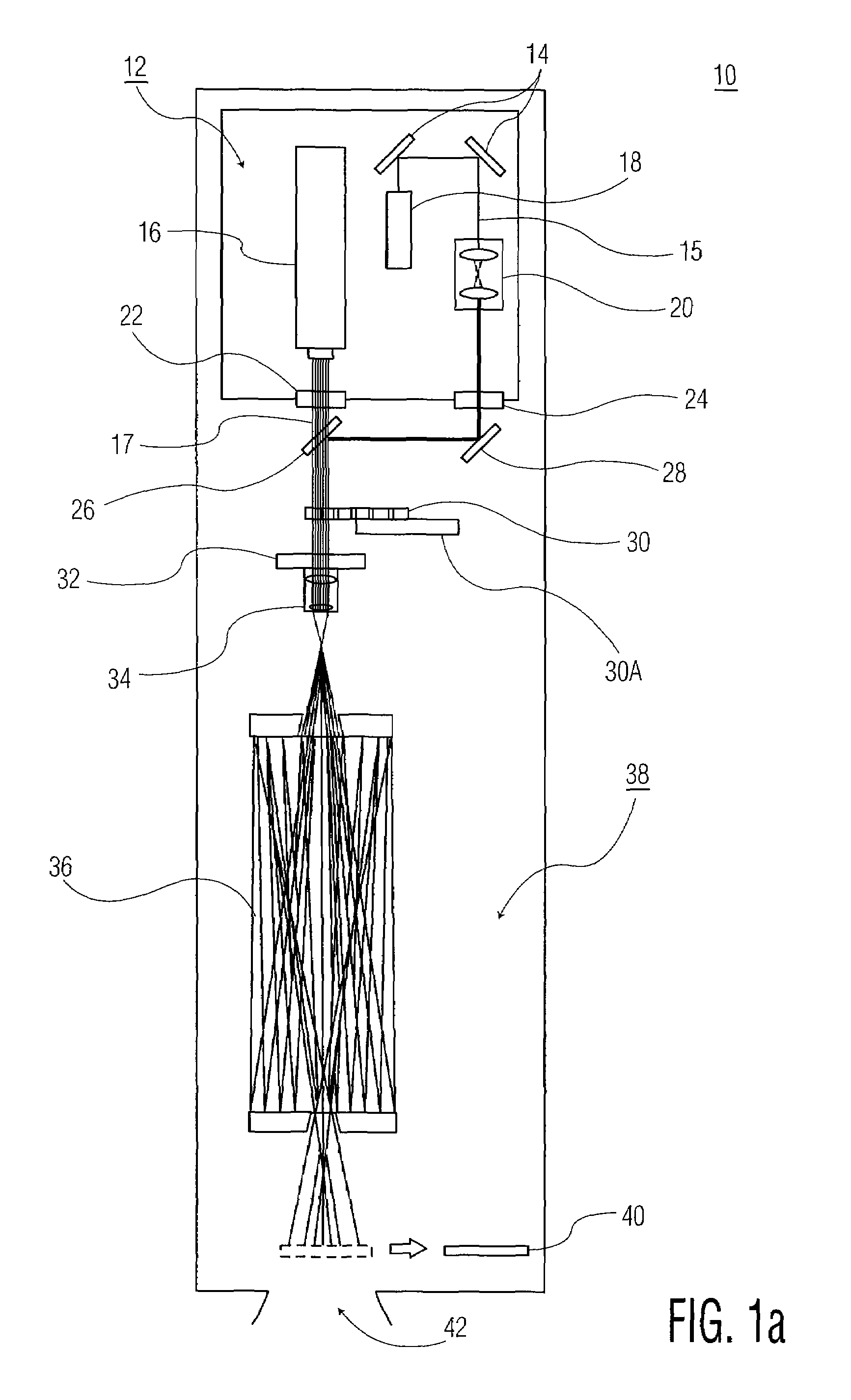 Sequentially addressable radius measurements of an optical surface using a range finder