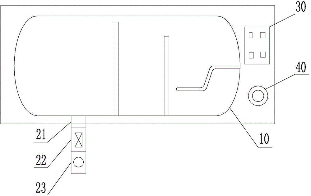 Electric water heater and drainage detection method thereof