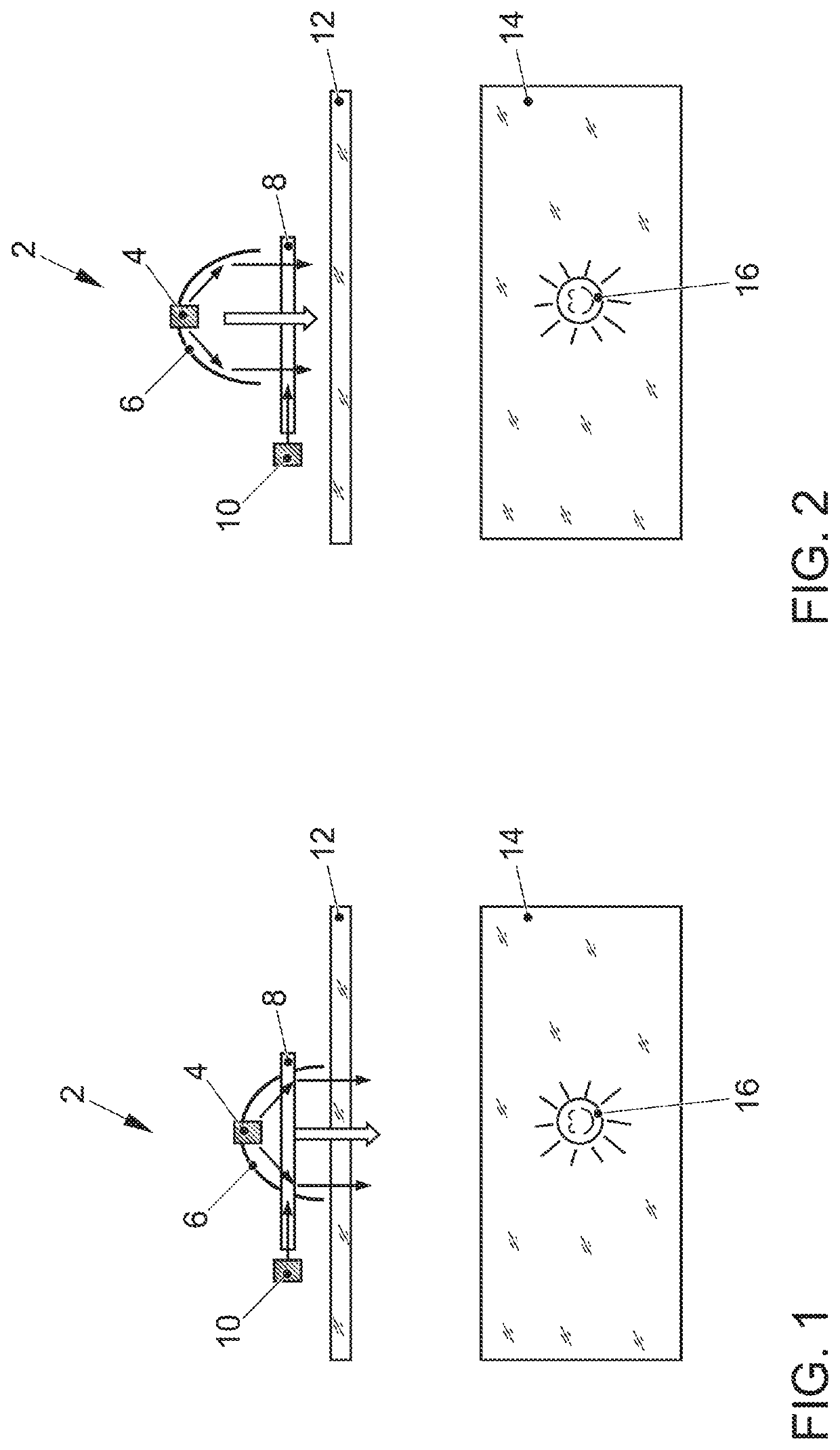 Lighting device for illuminating a passenger compartment of a vehicle
