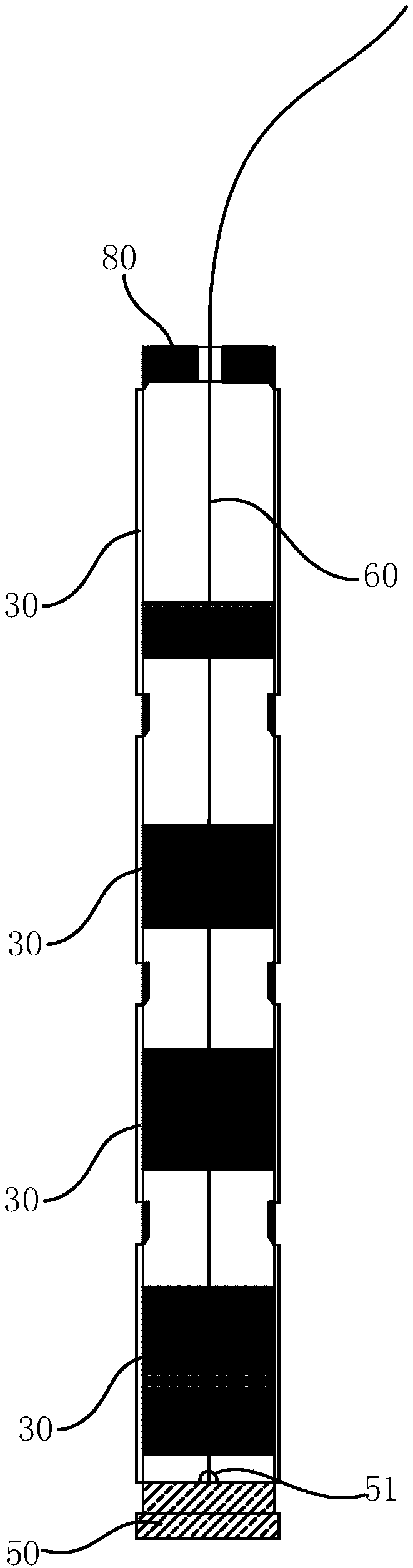 Deep hole smooth tunnel blasting system and construction method of the tunnel