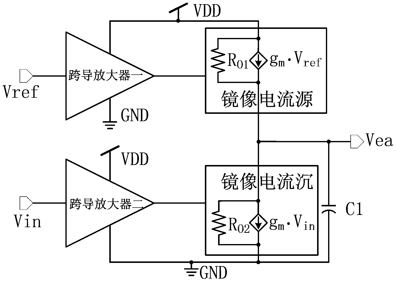 Error amplifier circuit