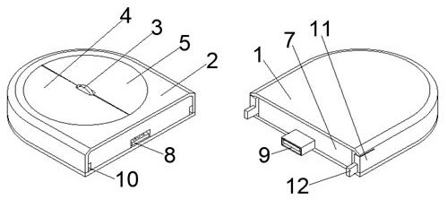 Bluetooth mouse convenient to disassemble and easy to clean