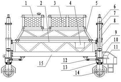 Pipeline construction straddle carrier and straddling method