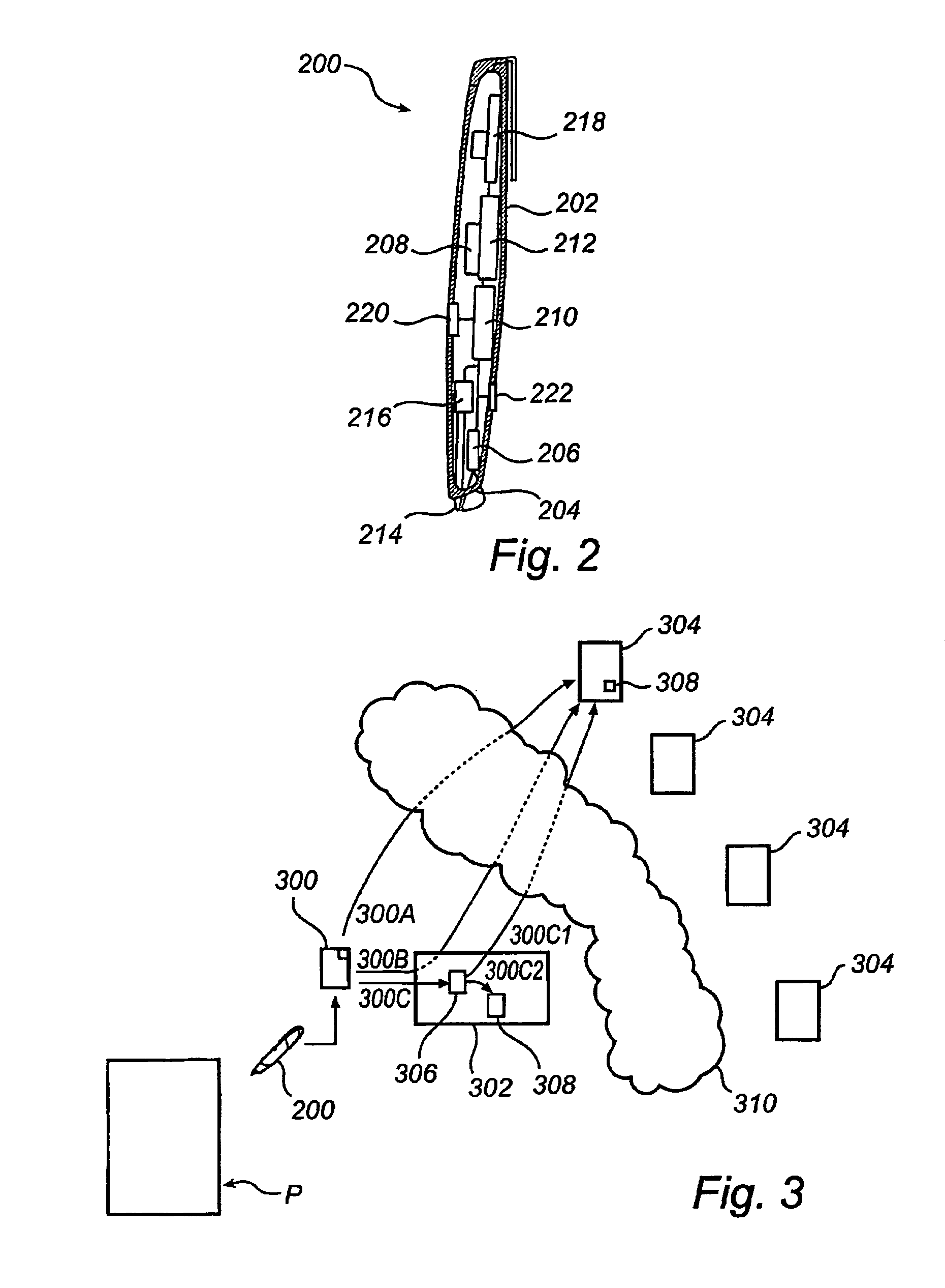 Data Processing in an Electric Pen