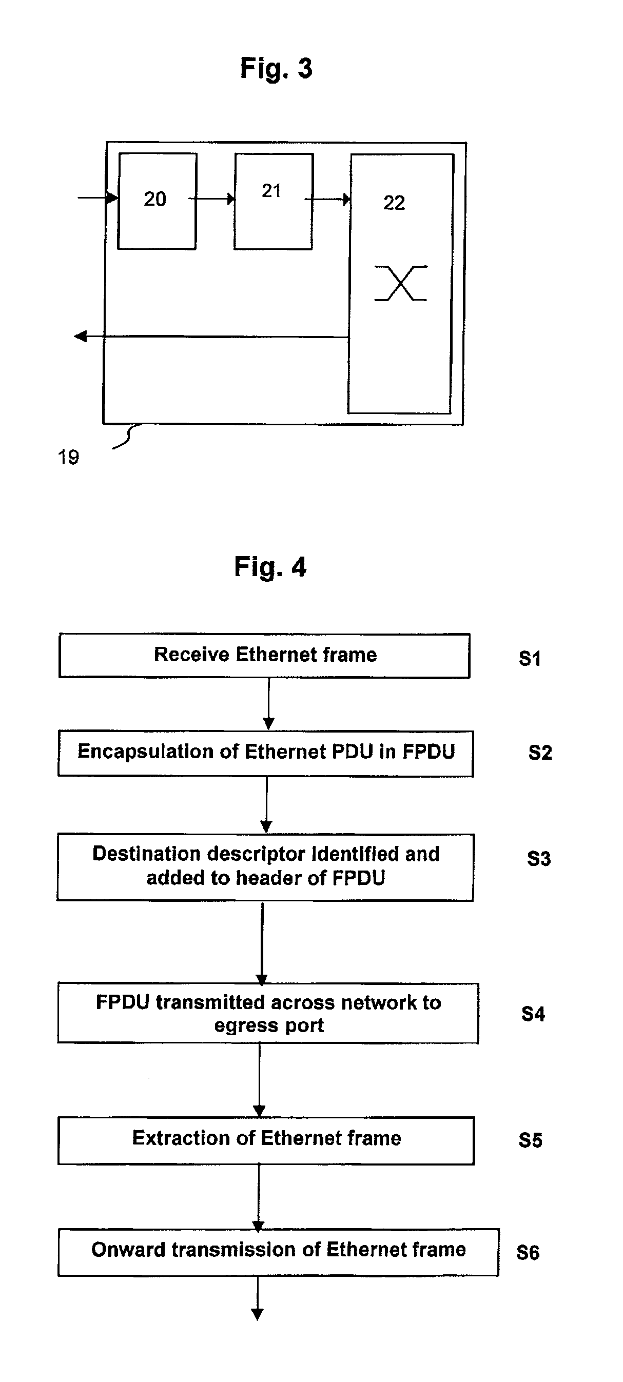 Method of data delivery across a network fabric in a router or ethernet bridge
