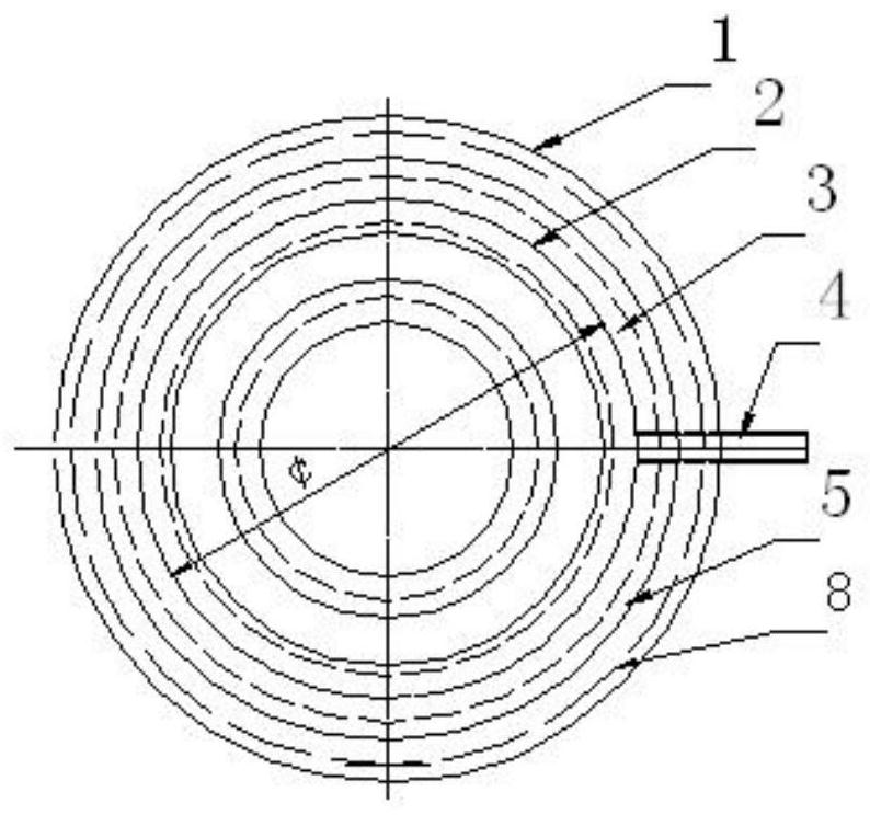 Steel ladle argon blowing upper water gap brick cup and preparation method thereof