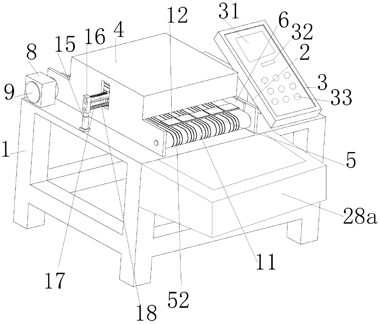 Novel cutting device for chip light-emitting diode