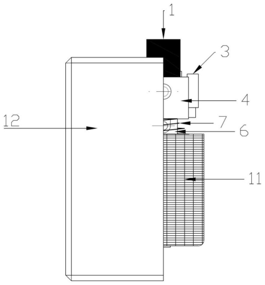 A generator rotor insulation monitoring brush device