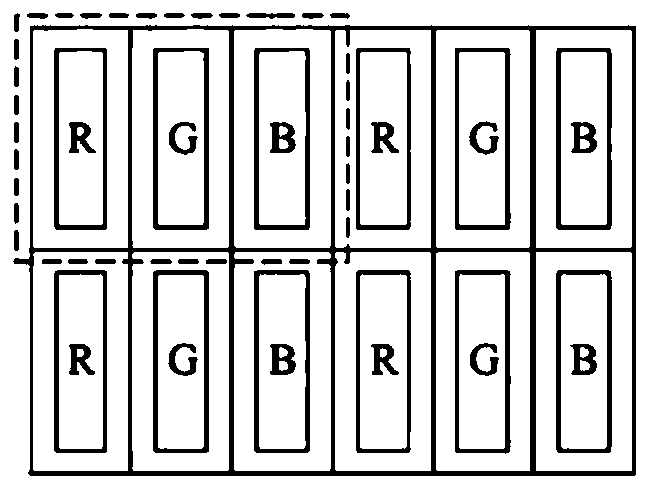 Pixel arrangement structure, display panel and display device