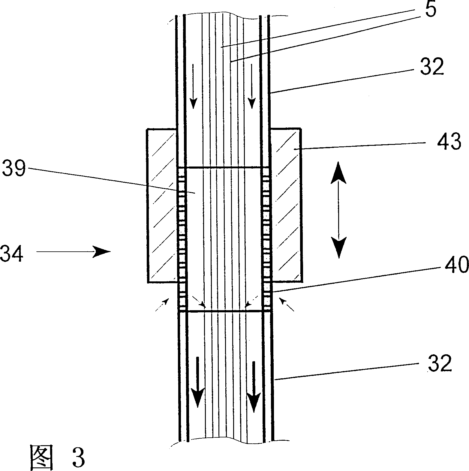 Spinning device and method for spinning synthetic thread