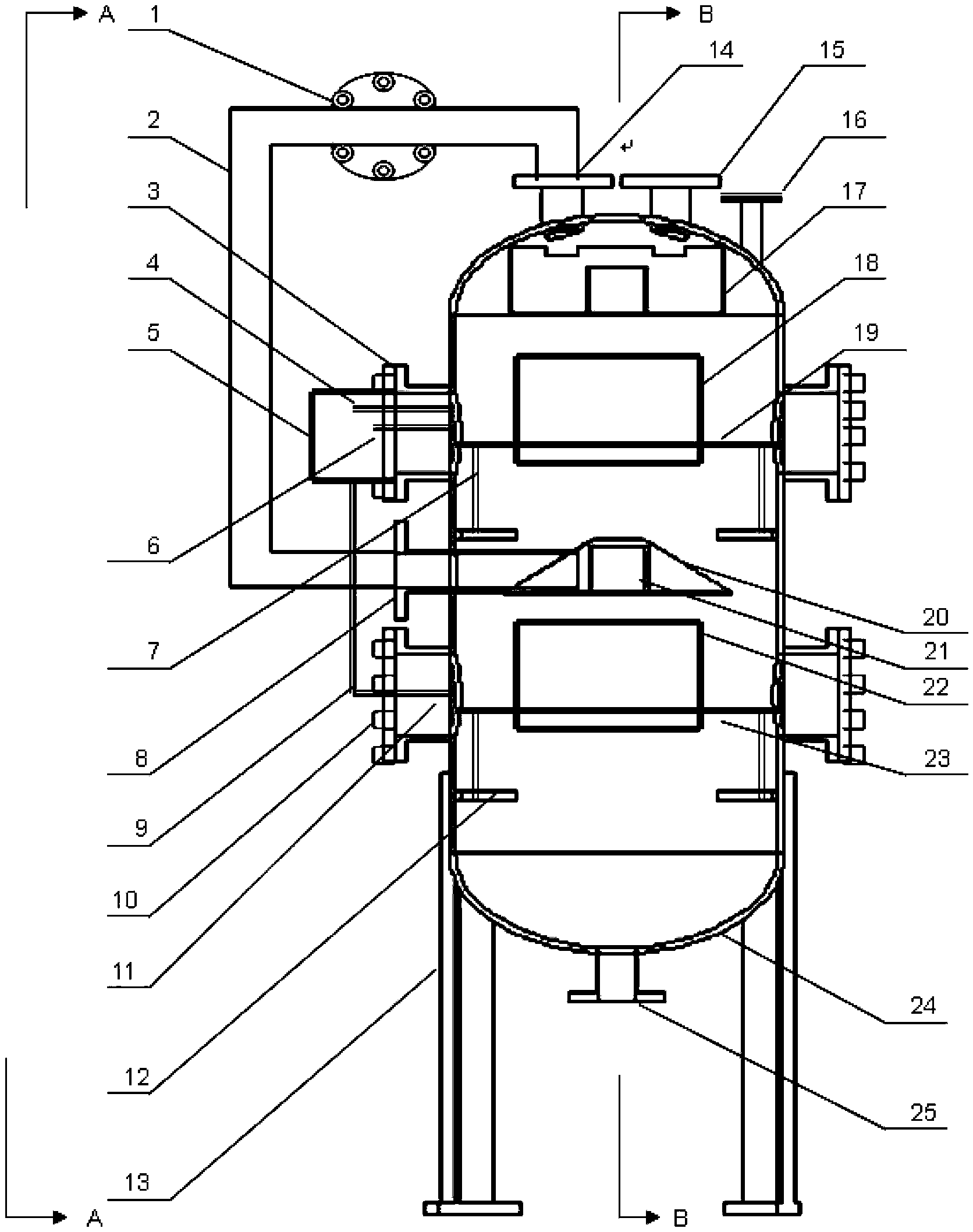 Double-tipping-bucket automatic liquid measurement device