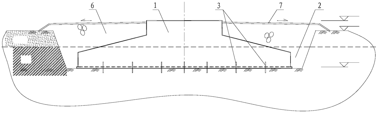 Shallow buried foundation structures for wind turbines