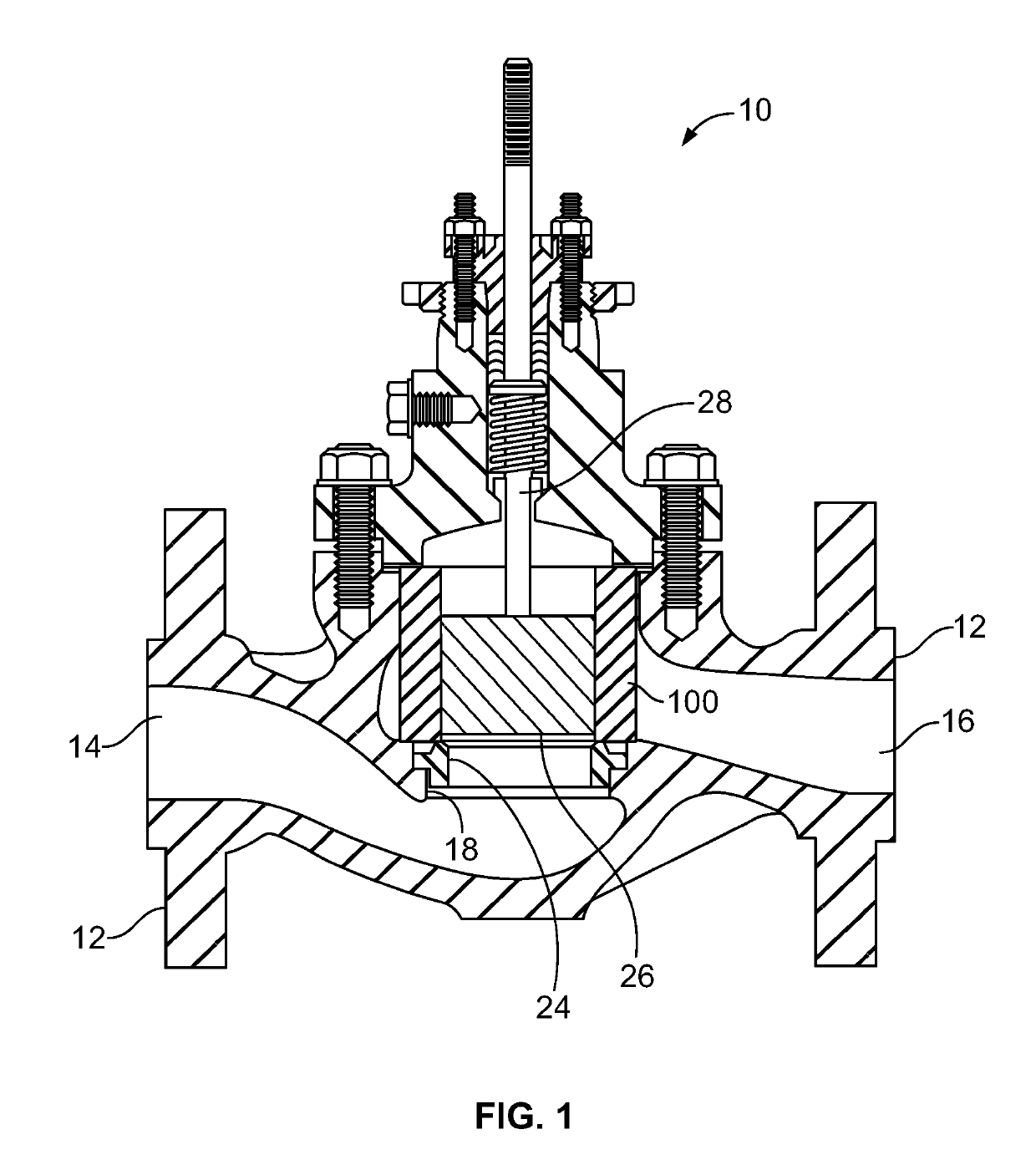 Control valve trim assembly