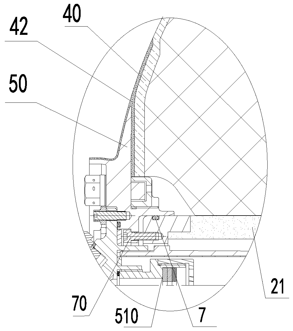 Dipulse engine with integrated propellent twining structure and preparation method