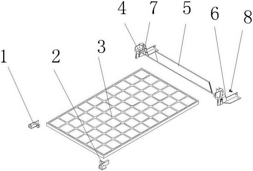 Mounting structure of photovoltaic power generation system