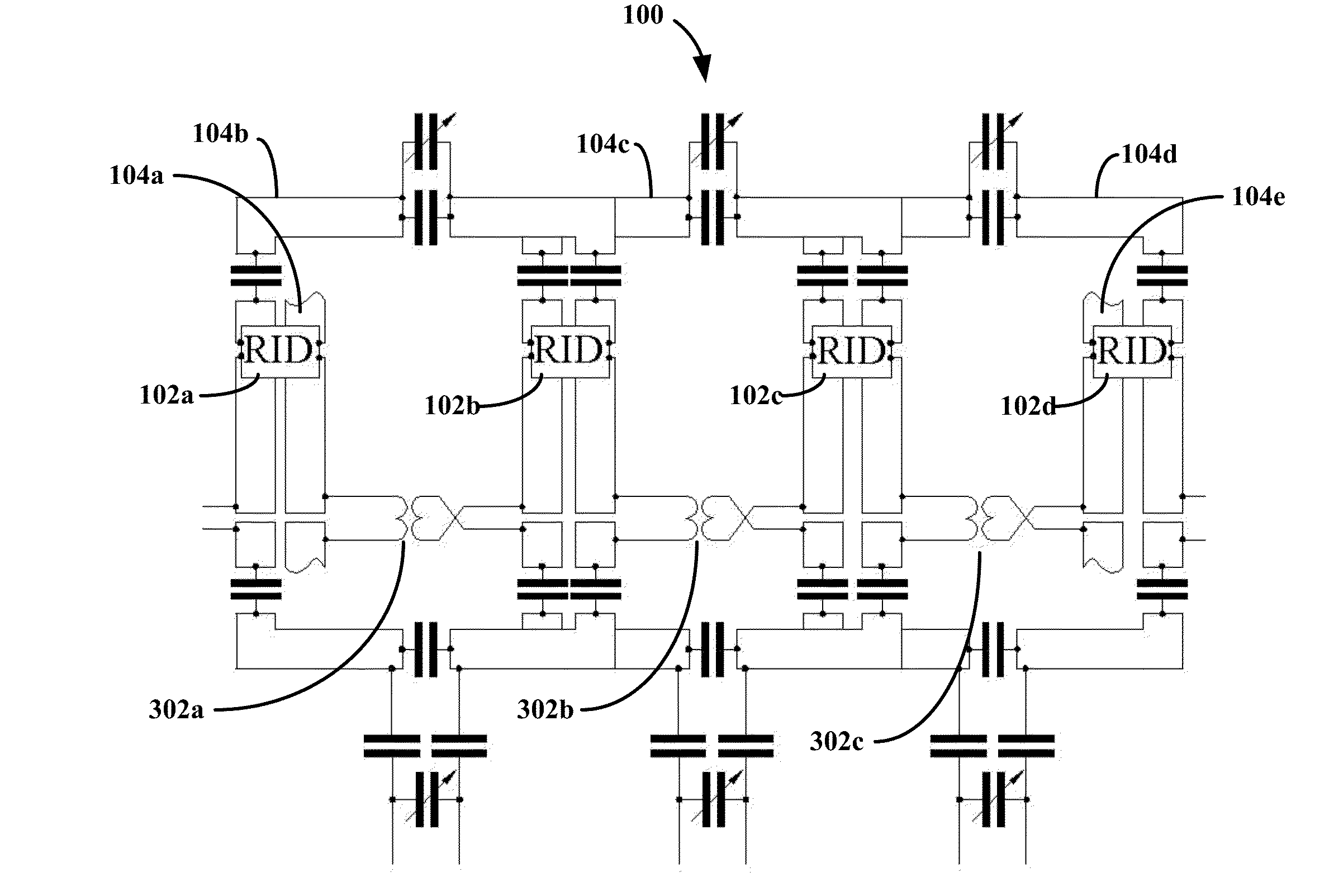 Magnetic-Resonance Transceiver-Phased Array that Compensates for Reactive and Resistive Components of Mutual Impedance between Array Elements and Circuit and Method Thereof