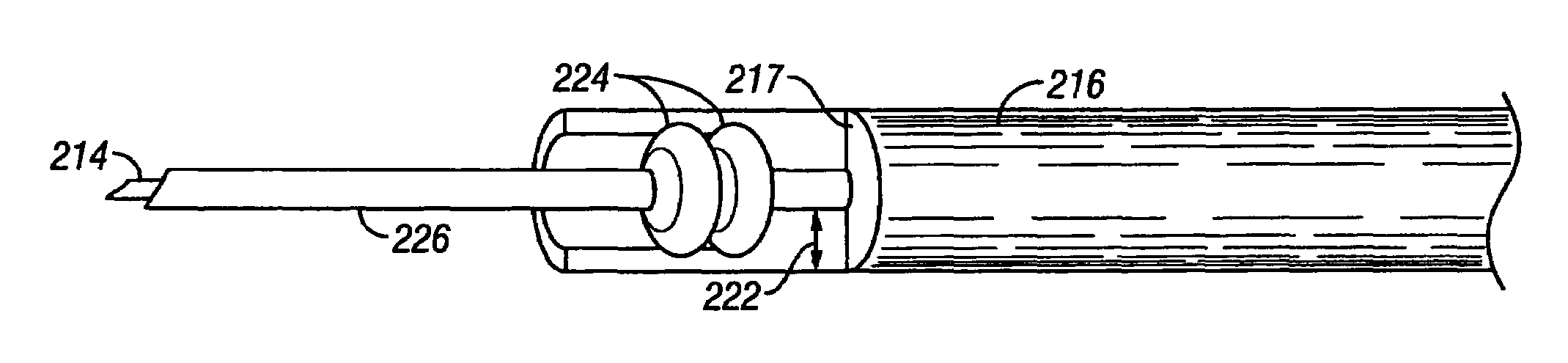 Surgical tool having electrocautery energy supply conductor with inhibited current leakage