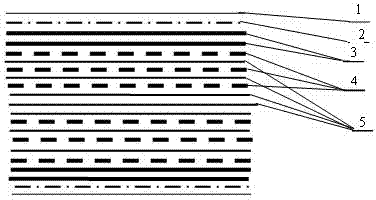 Bamboo-wood composite container base plate with improved bamboo curtain splint surface layers, and manufacturing method thereof