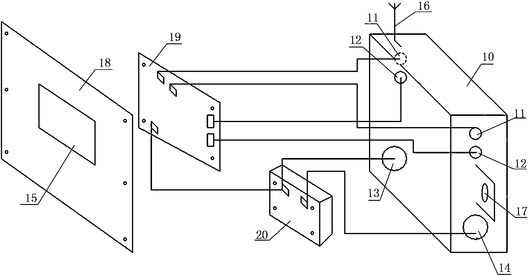 Self-adaptive segmented power supply system and method for one-way track of coal mine tunnel