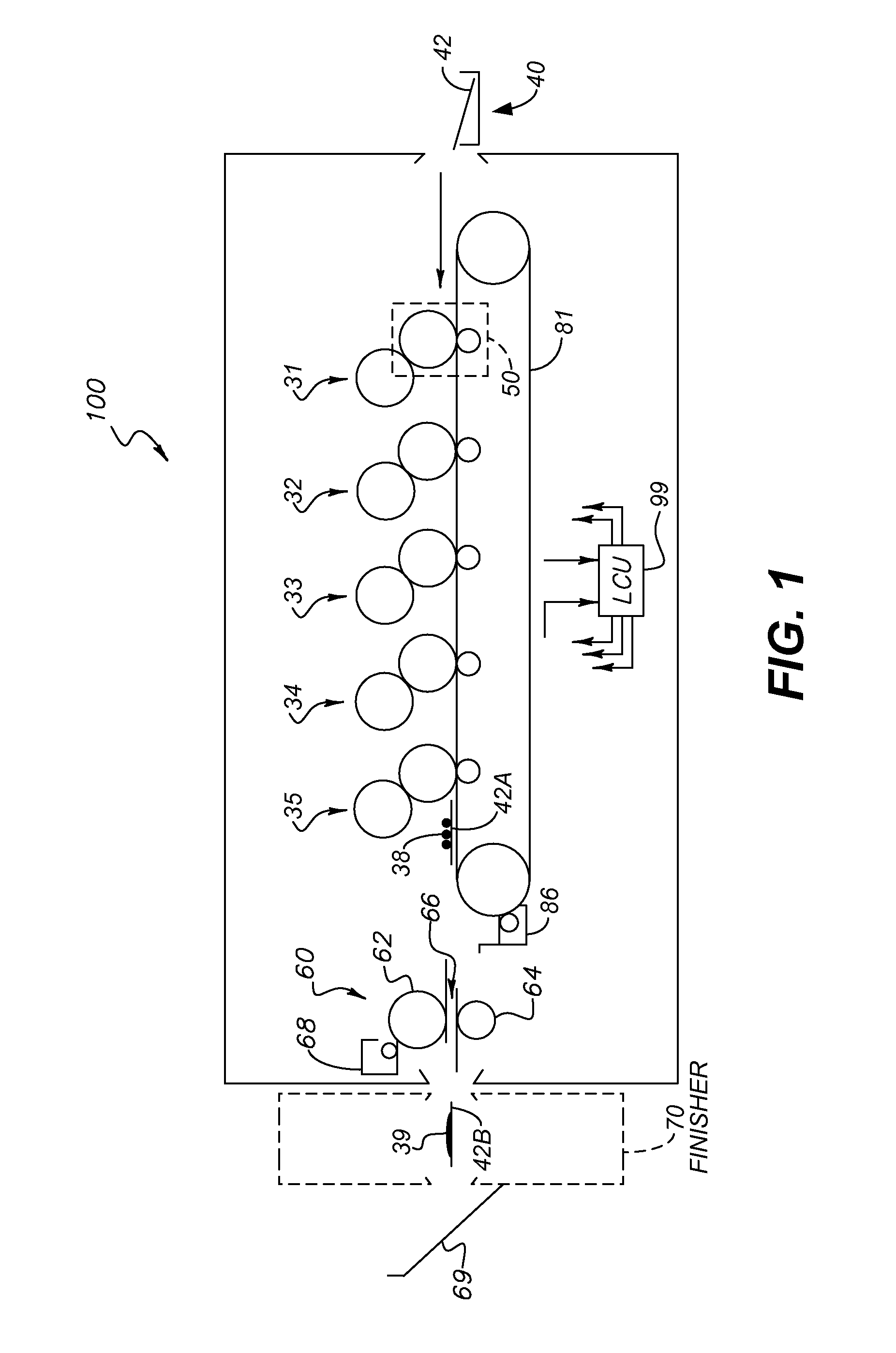 Perforator with backer and translating perforating devices