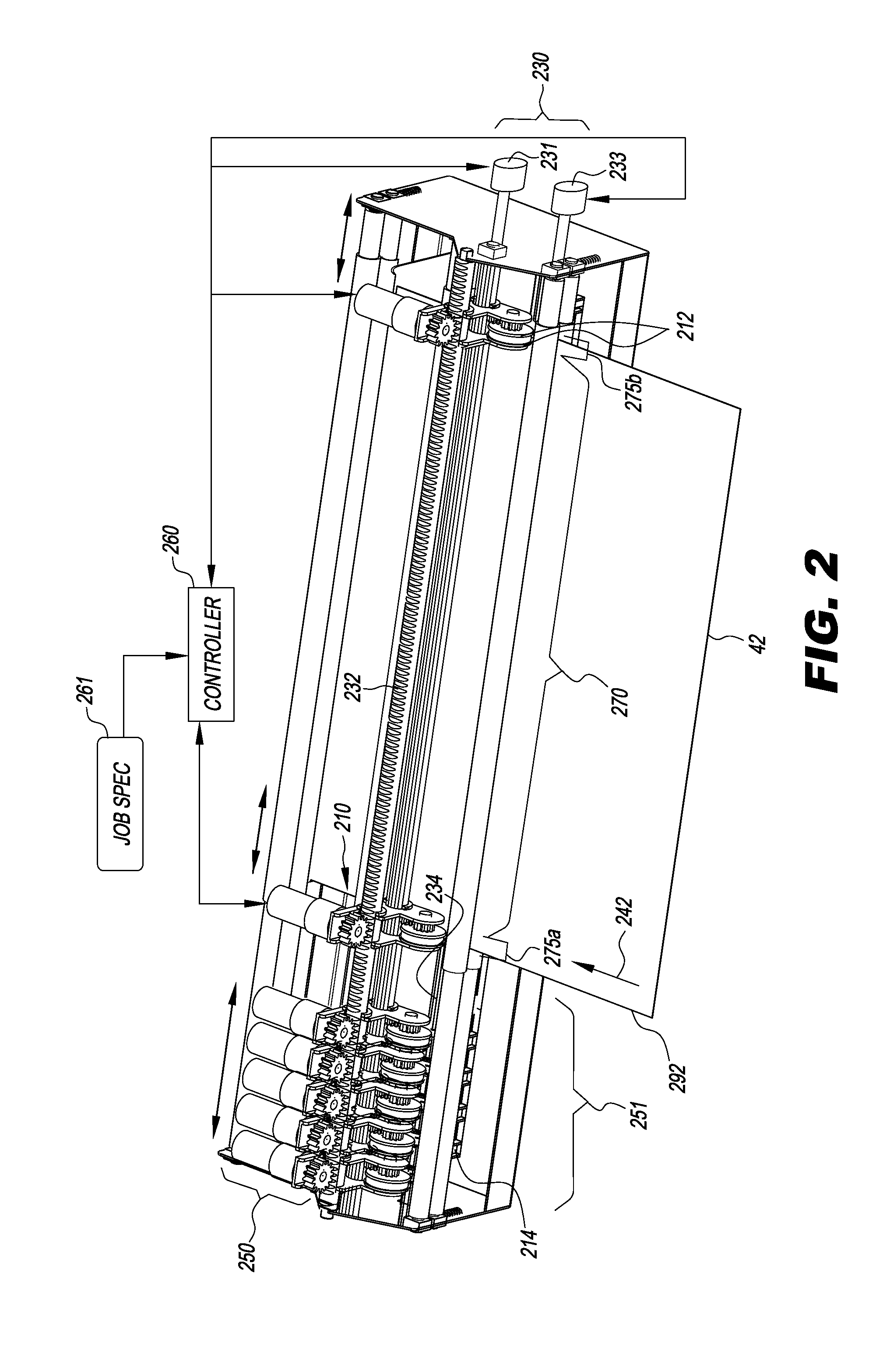 Perforator with backer and translating perforating devices