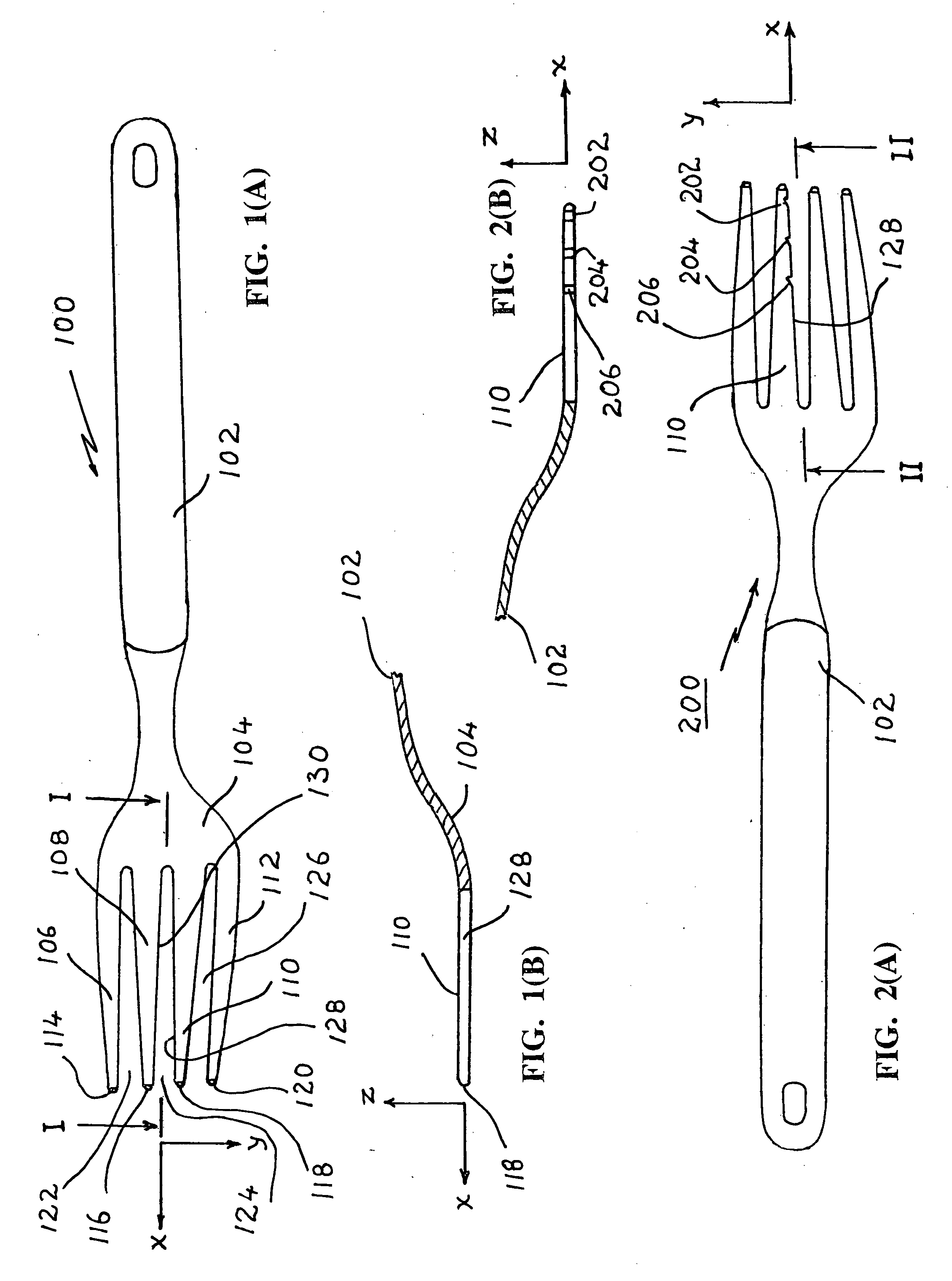 Fork with multiple tines