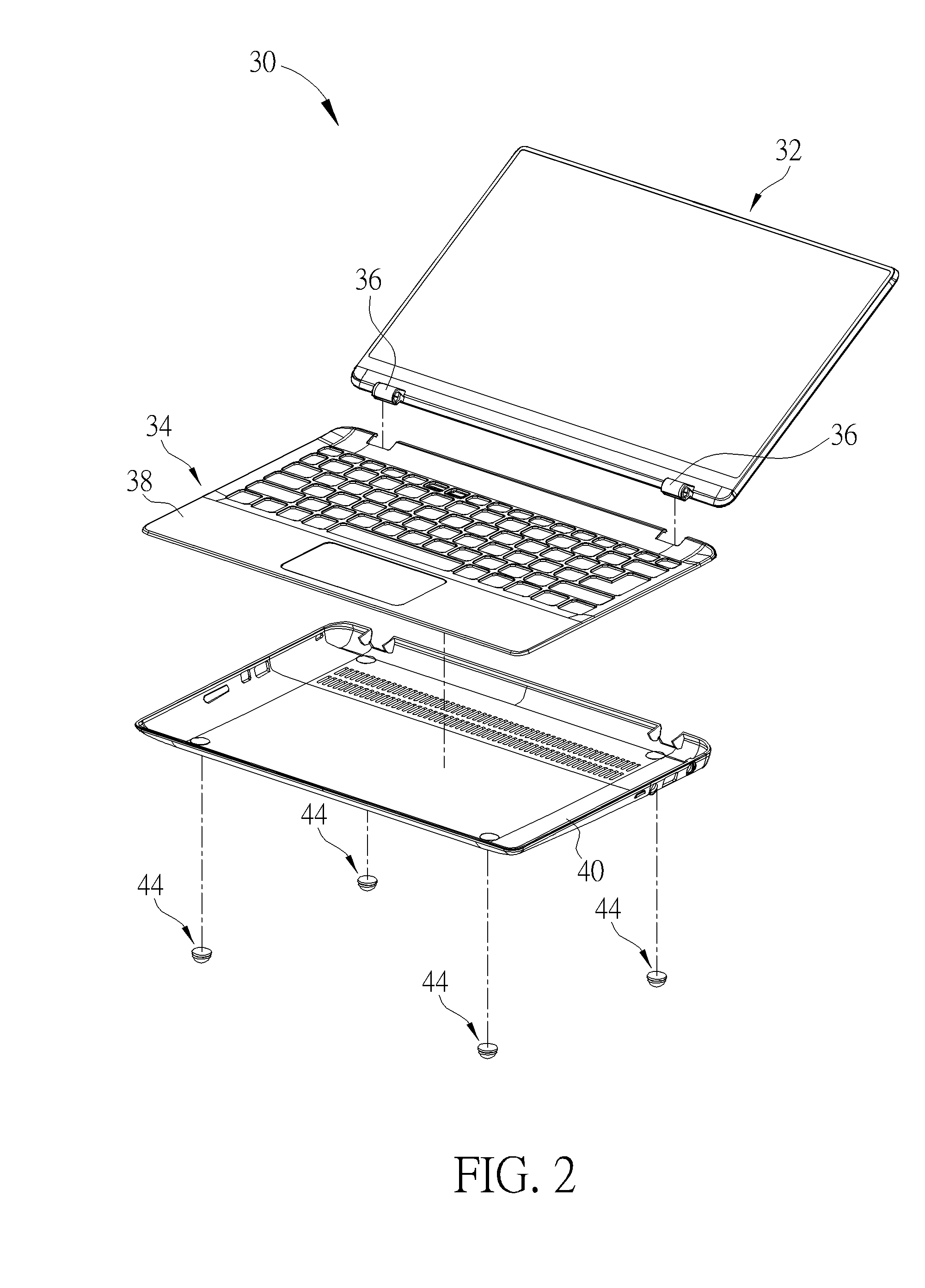 Foot cushion mechanism and electronic device therewith