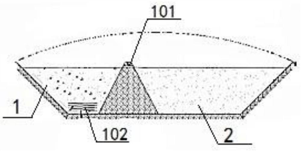 Breeding excrement film grading biochemical treatment system and process