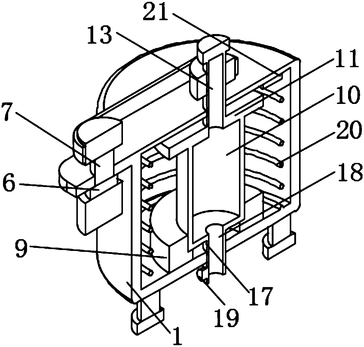 Blood stem cell collecting device