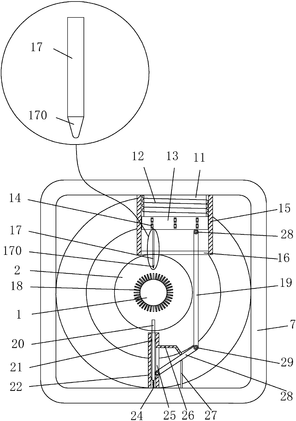 Braking device for motor driven mechanism