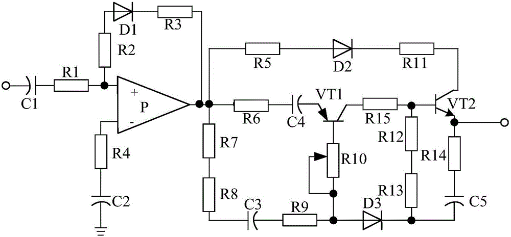 Transistor-voltage-stabilizing-filtering-circuit-based energy-saving control system for LED lamp band