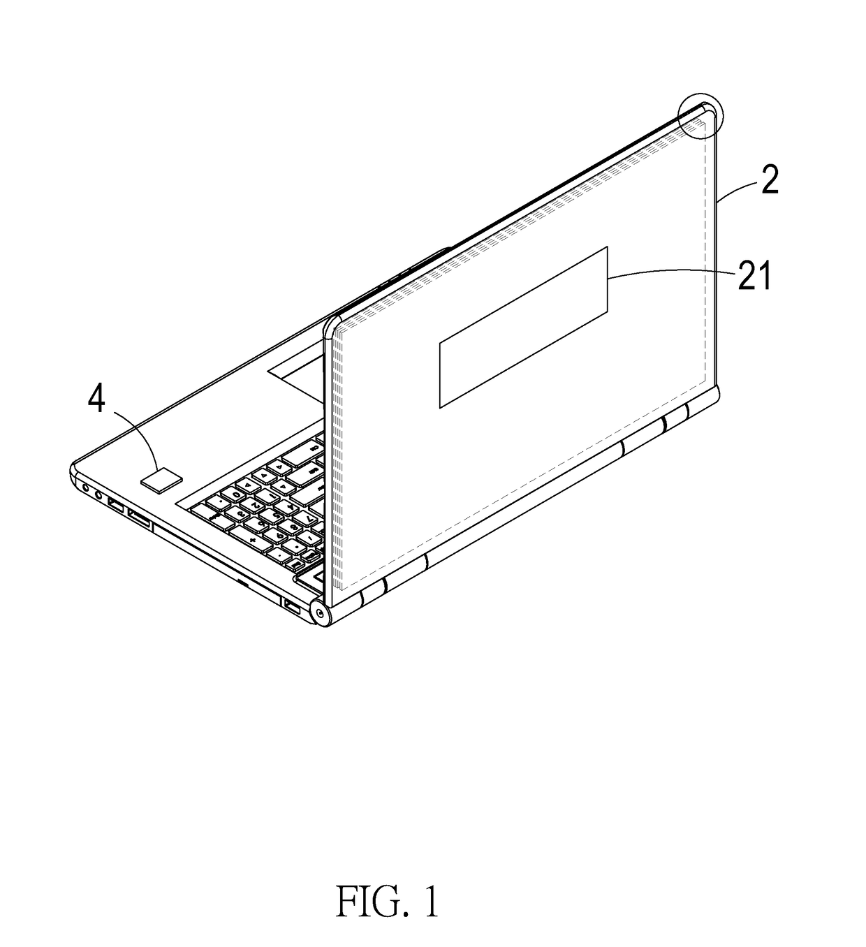 Light shielding structure of electronic device