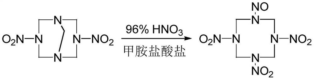 A kind of synthetic method of 1-nitroso-3,5,7-trinitro-1,3,5,7-tetraazacyclooctane