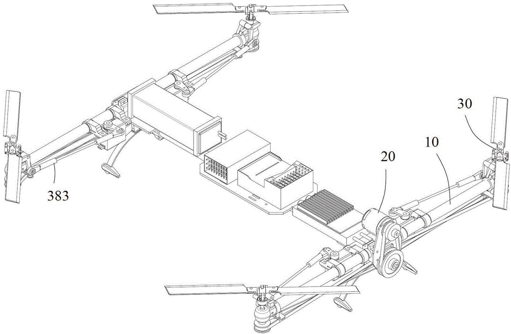 Control method and control device for multi-rotor pitch-variable aircraft