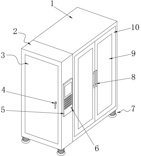 Manufacturing device based on purification surface sound source current noise