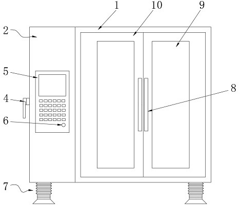 Manufacturing device based on purification surface sound source current noise