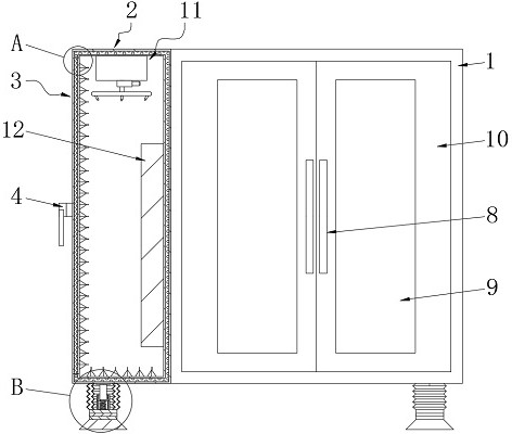 Manufacturing device based on purification surface sound source current noise