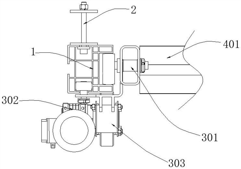 Carriage lorry-mounted crane