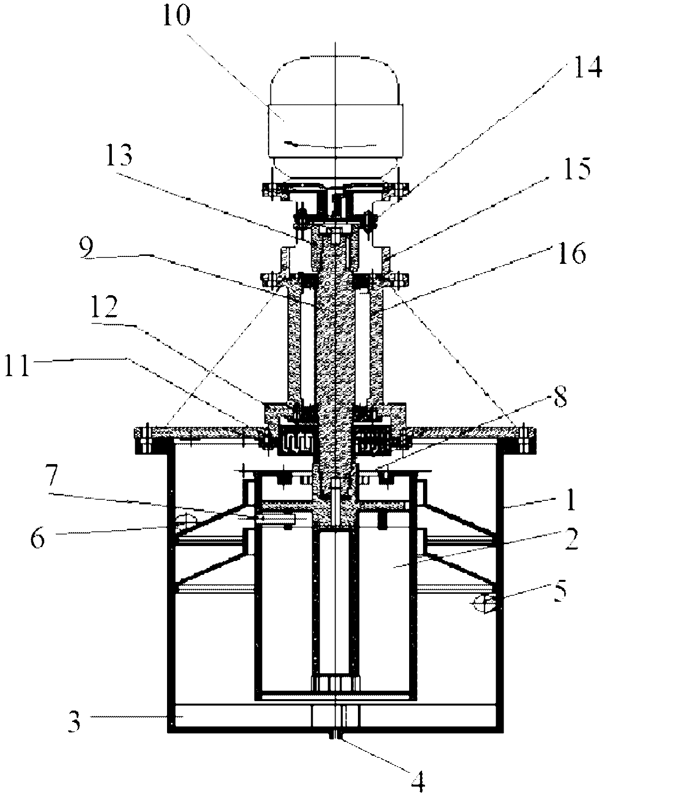 Glass fiber reinforced plastic centrifugal extractor and method for implementing extraction transformation of metal compounds