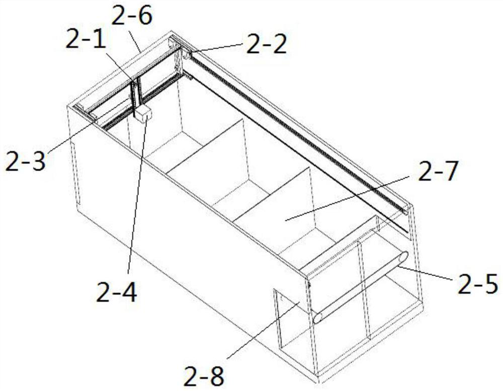 A container unit combined automatic storage method