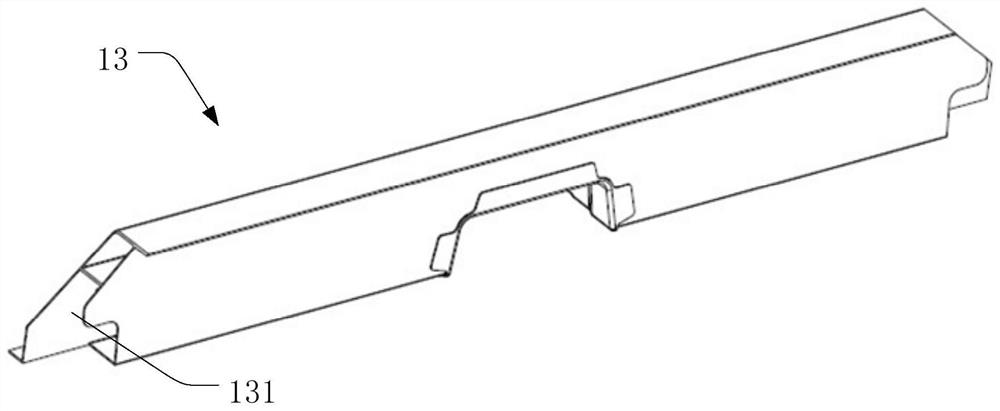 Automobile rear longitudinal beam structure, automobile rear longitudinal beam assembly and automobile