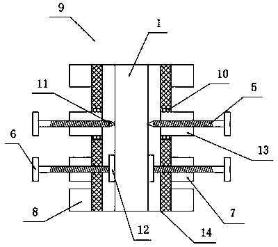 De-sheathing device for optical cable