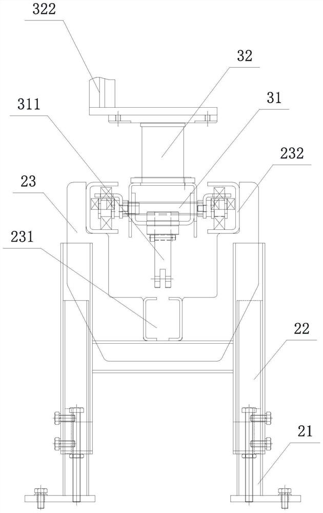 Rail system for spraying automobile frameless sealing strip