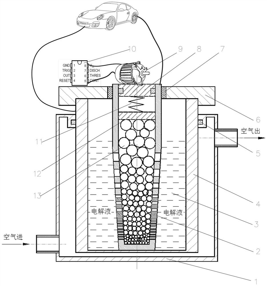 A power metal-air battery